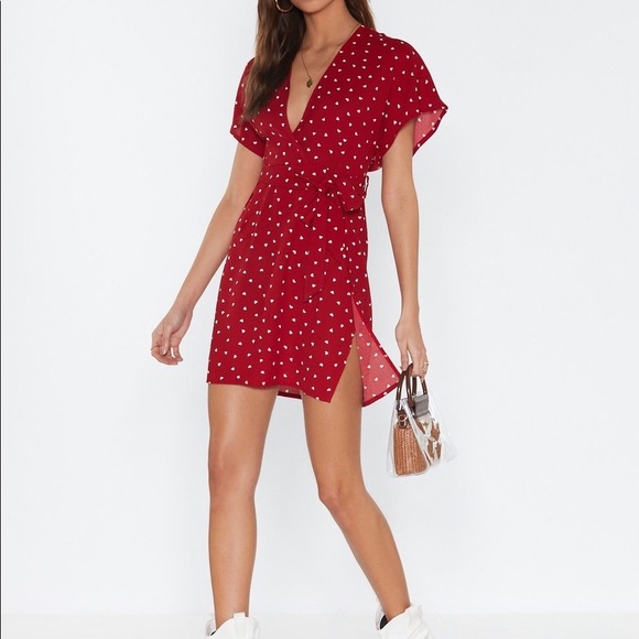 Nasty Gal Dresses & Skirts - NWOT- Nasty Gal Call In Slick Mini Dress- Sz 6